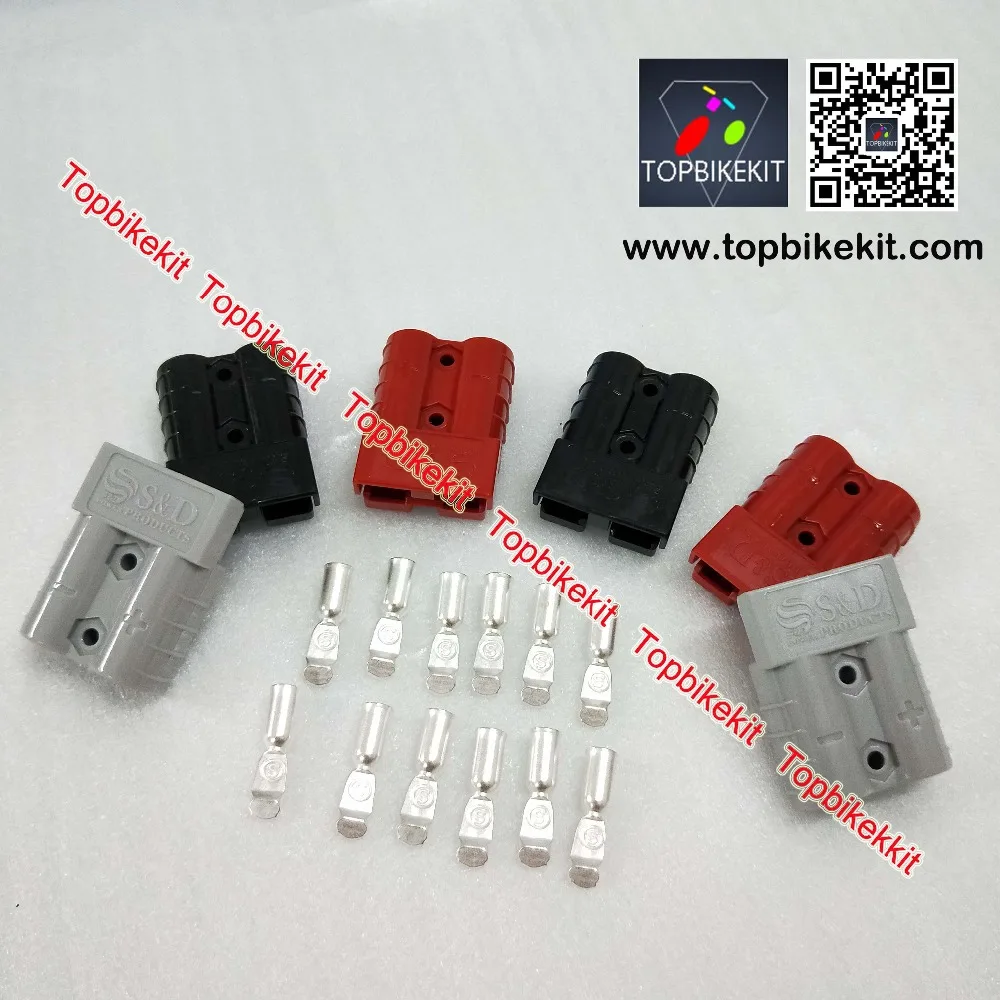 6pcs(2black+2gery+2red) Anderson-50A-connector-SG50A-SB50A-Power-Connector-for-battery-for-charger (7)