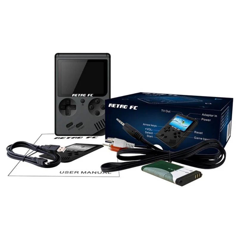 

Retro Handheld Game Console Player 3.0 Inch 8 Bit Classic TV Portable Handheld Game Player RETRO-FC