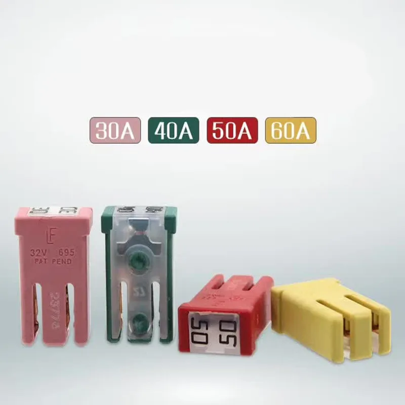 

Rectangle small type Auto fuse 4model 8pcs 30A 40A 50A 60a for Car
