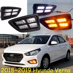 Solaris, автомобильные аксессуары, verna задний фонарь светодио дный LED, 2018 ~ 2019, Бесплатная доставка! accent, Elantra, i10, i20, santafe, lantra, verna дневного света