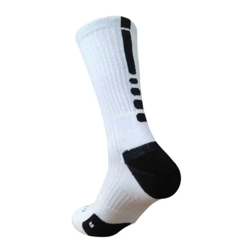 

7 Colors Men Sport Fitness Cotton Socks Cushioned Crew-Athletic Dri-Fit Football Basketball Sports Running Socks Sets