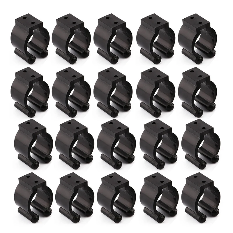 20Pcs Fishing Rod Storage Clips Pole Holder Rack Organizer 