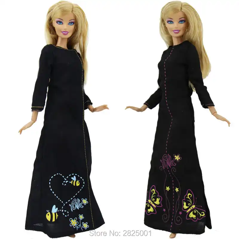 pola baju barbie doll