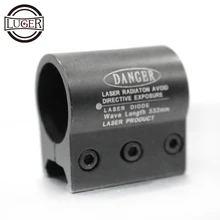 LUGER Охотничьи Аксессуары 20 мм Вивер Пикатинни Крепление 25,4 мм кольцо для фонарь-лазер прицел для ружья для страйкбола Воздушный пистолет