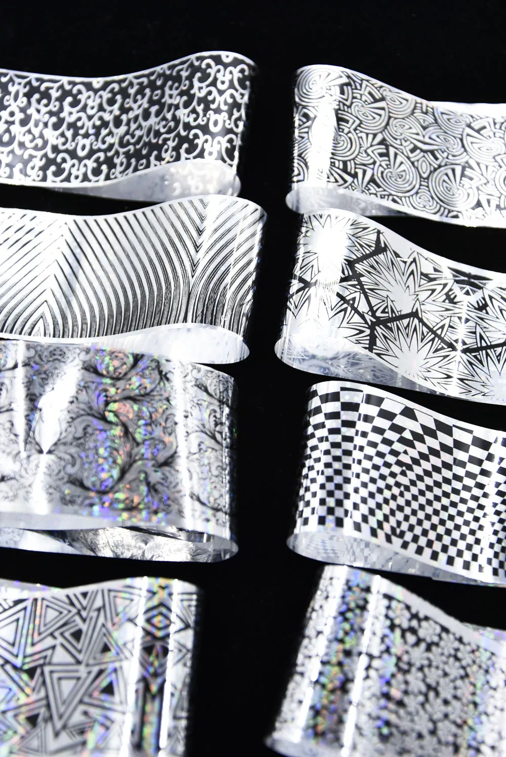 

Popular 16 set of nail art transfer foils x 1.2 meter each 3D Nail Design Wrap Decor Trendy Fashion Stickers Decals