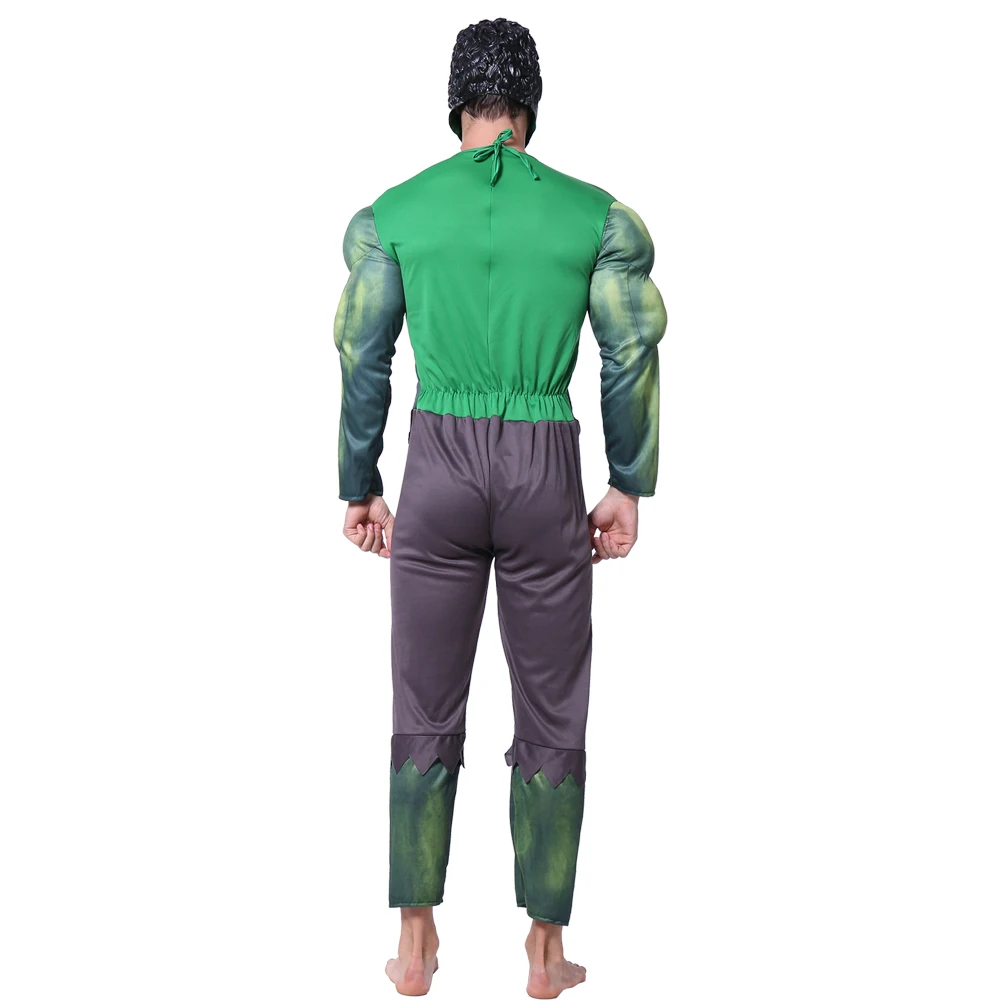 hulk costume halloween costumes for men adult Children's Superheroes Avengers hulk Halloween muscle Green cosplay costumes