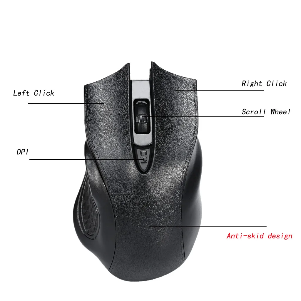 Hot-sale MOSUNX Computer Wireless Game Mouse 1600 DPI Wireless Gaming Mouse For PC Laptop Gifts Wholesale YE3.4