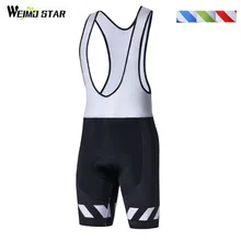 Weimostar короткий велосипедный нагрудник для мужчин верхняя одежда велосипед Велоспорт 3D мягкий Езда нагрудник шорты XS-5XL 4 цвета велотрусы