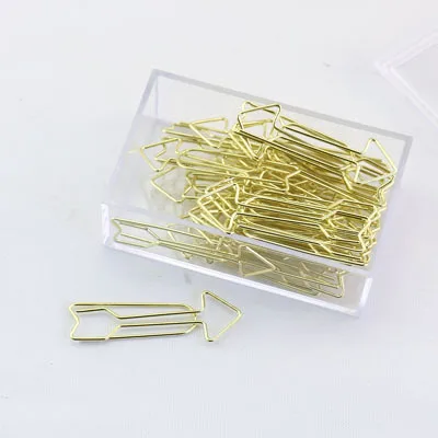 25pcs Различные скрепки для бумаги в форме креативная Закладка зажим металлический зажим для заметок скрепки для бумаги необычной формы для офиса и школы и дома - Цвет: 25pcs