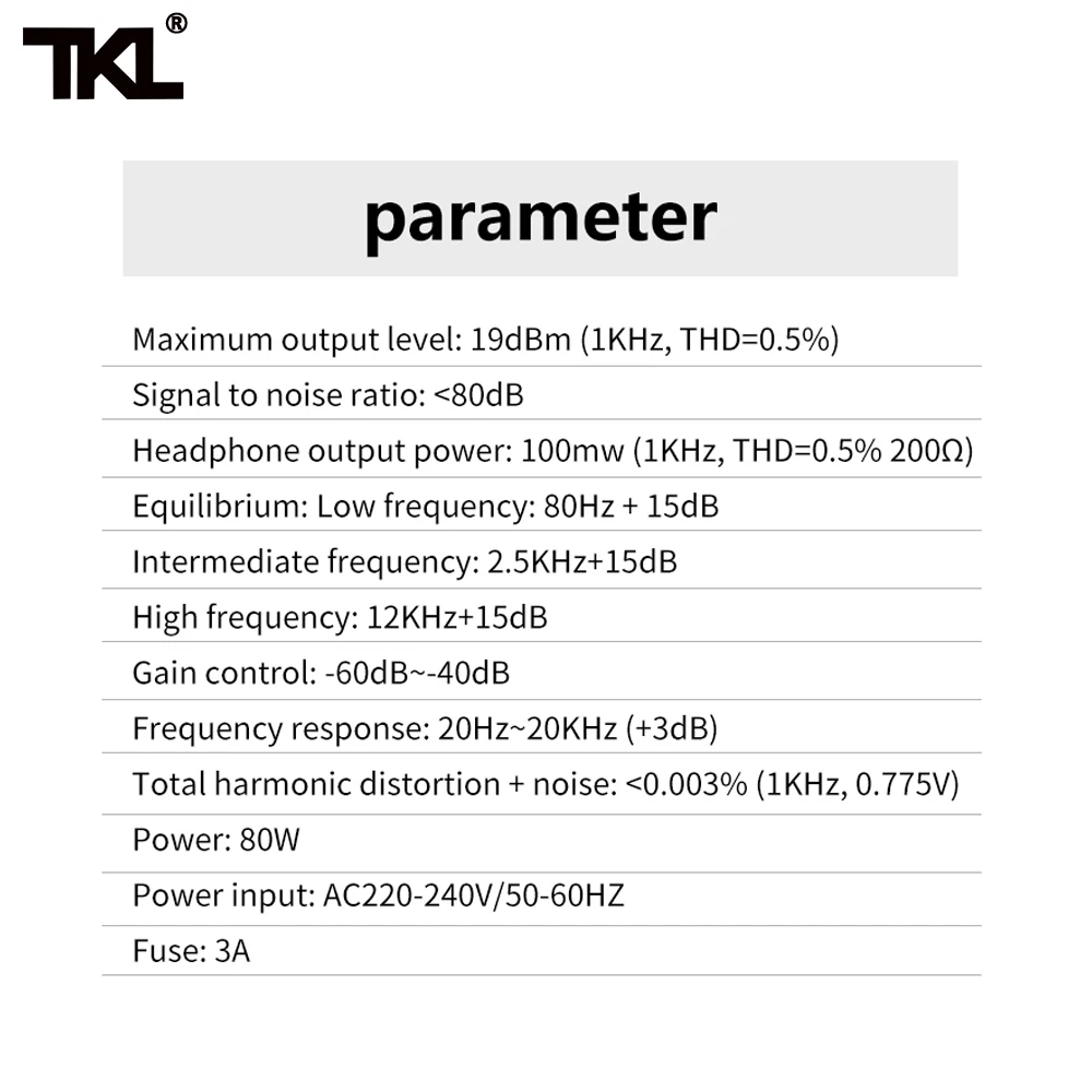 TKL контрольно-8-канальный цифровой Mixer Профессиональное аудио микшерная реверберации и Bluetooth 2USB DJ смесители