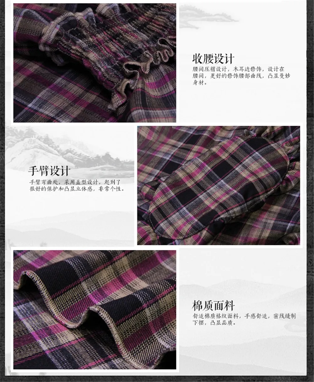 Vintage Autumn Dress 2016 New Boho Cotton Women Dress Long Ruffles Bohemian Style Dresses for women V-Neck Asymmetrical Vestido (13)