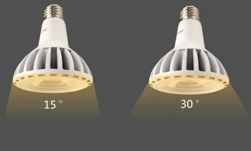 PAR30 E27 10 Вт 15 Вт 20 Вт 30 Вт 35 Вт светодиодные лампы AC85V ~ 265 В 100lm/ W LED Par30 пятно света белый/теплый белый светодиодное освещение Бесплатная