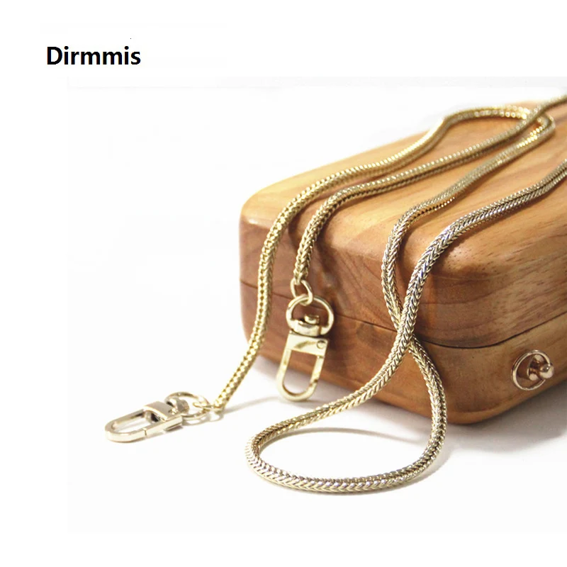 

Woman Fashion Handbags Accessory Chains Elegant New Wallet Accessory Snake Chain Solid Clutch Chains Handle Shoulder Bag Strap