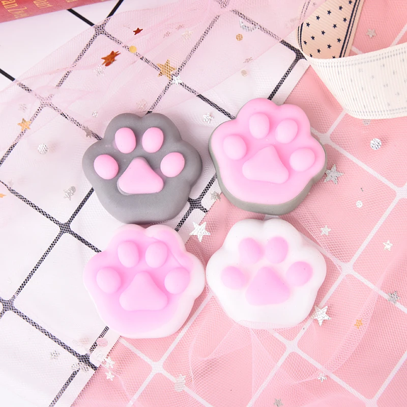 

1PCS Soft Cute Squishy Cat Antistress Slime Entertainment Stress Relief Tool For Gadget Fun Squeeze Healing