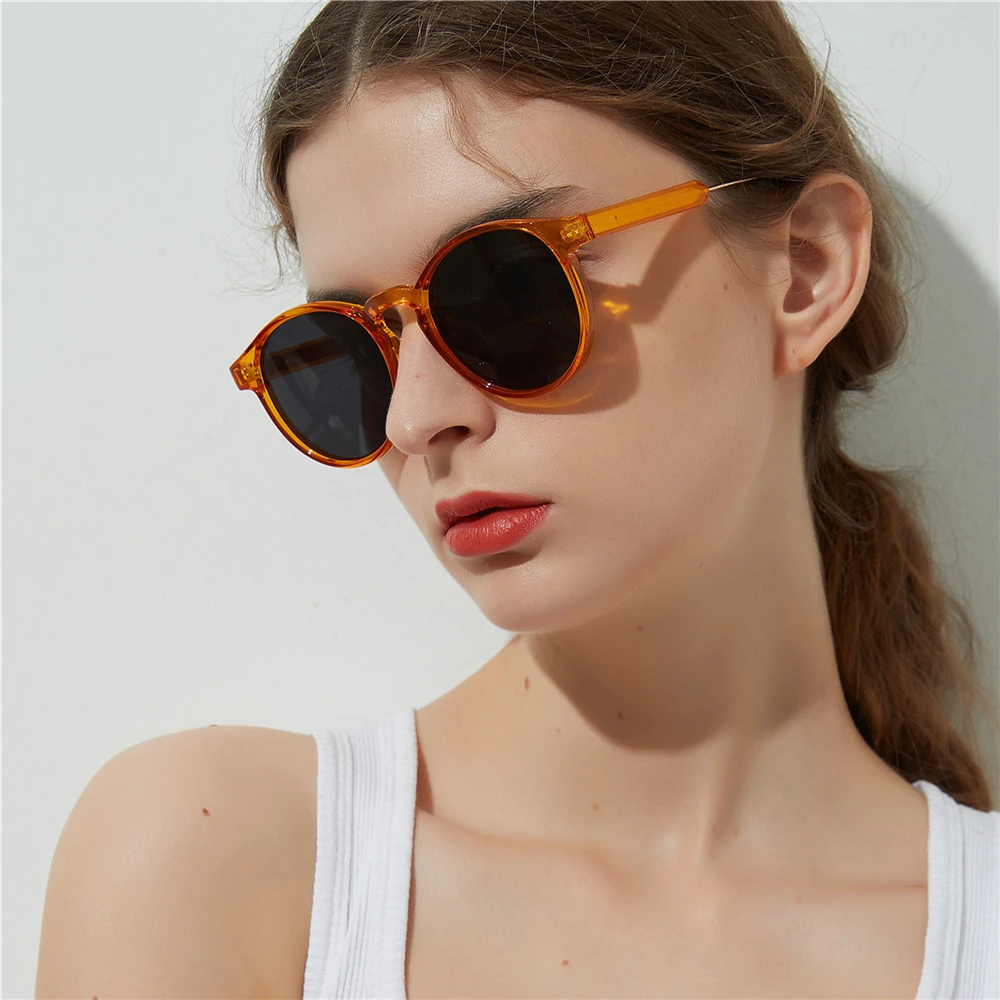 VIVIBEE готические прозрачные женские винтажные Квадратные Солнцезащитные очки 90s Круглые Солнцезащитные очки трендовые продукты uv 400 женские солнцезащитные очки