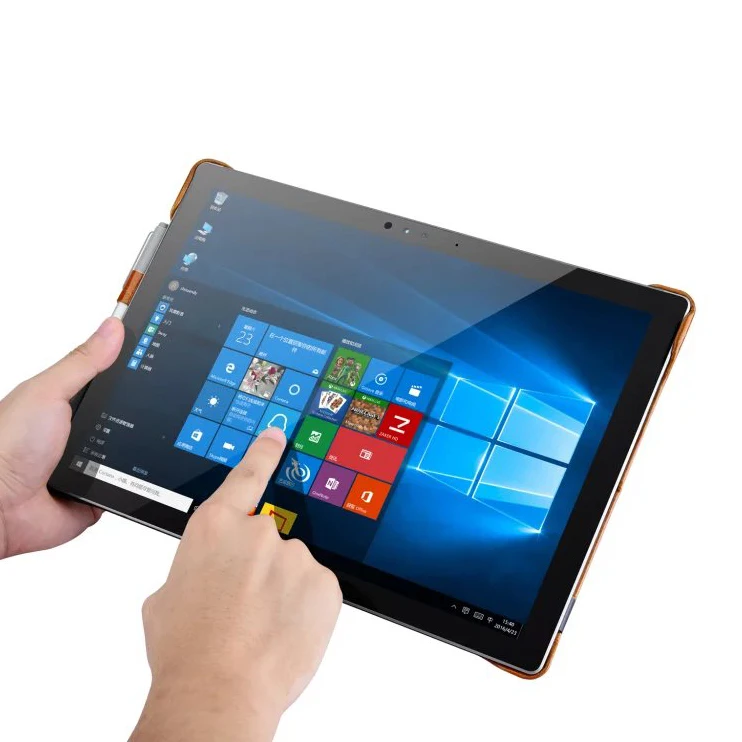Чехол из натуральной кожи Icarer для Surface Pro 8 7 6 5 4 чехол вощеной Microsofe задней
