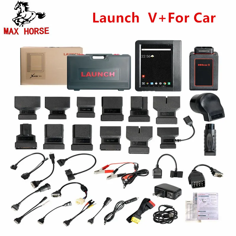 

Original Launch X431 V Plus Car Diagnostic Scanner Full System Diagnostics Scan Tool Universal Professional Engine Analyzer