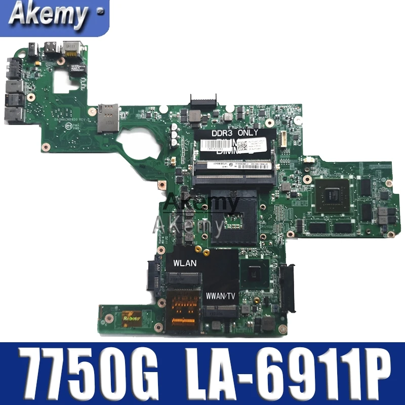 

7750G motherbaord for Acer aspire laptop motherboard 7750 7750G MBRN802001 P7YE0 LA-6911P 3AMFG HM65 original 100% tested