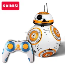 Free shipping 17cm Star Wars RC 2.4G BB Robot upgrade remote control BB robot intelligent with sound RC Ball kid gift boy toy