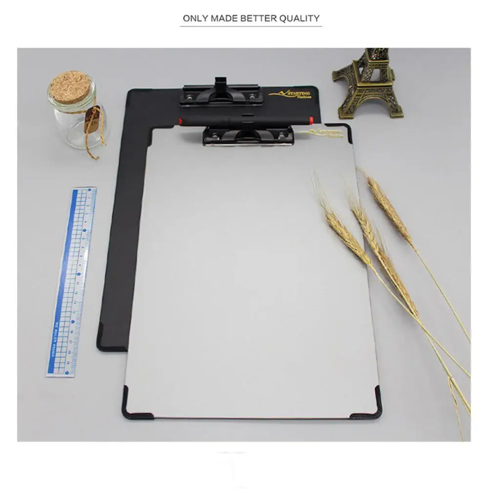 

PVC Portable Solid Color Business Fastener File Folder Thickened Cardboard A4 Clamp r30