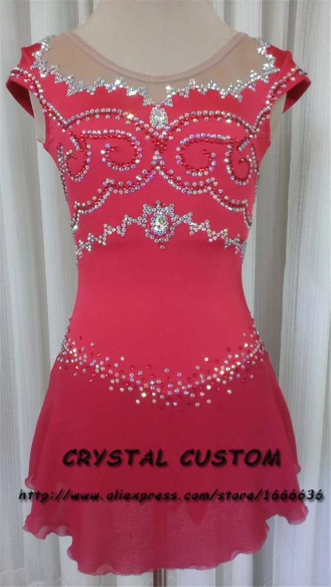 

Индивидуальное платье для фигурного катания, новинка для взрослых, Брендовые платья для фигурного катания, для соревнований DR4771