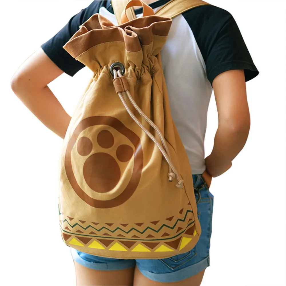 

Game Monster Hunter Bag Airou Airu Cat Teenage Backpack Cosplay Gift