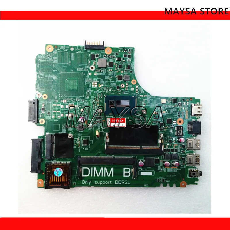 

Kefu CN-0Y3JGV Y3JGV для Dell Inspiron 3437 5437 Материнская плата ноутбука DOE40-HSW 12307-2 ПРБ: VKJ89 REV: A00 I3-4010U материнская плата
