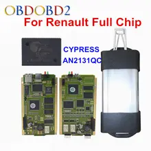 Последняя Версия V165 PCB Золота Для Renault Может Закрепить OBD2 Диагностический Инструмент многоязычная Для Renault Полный Чип Авто OBD2 Сканер