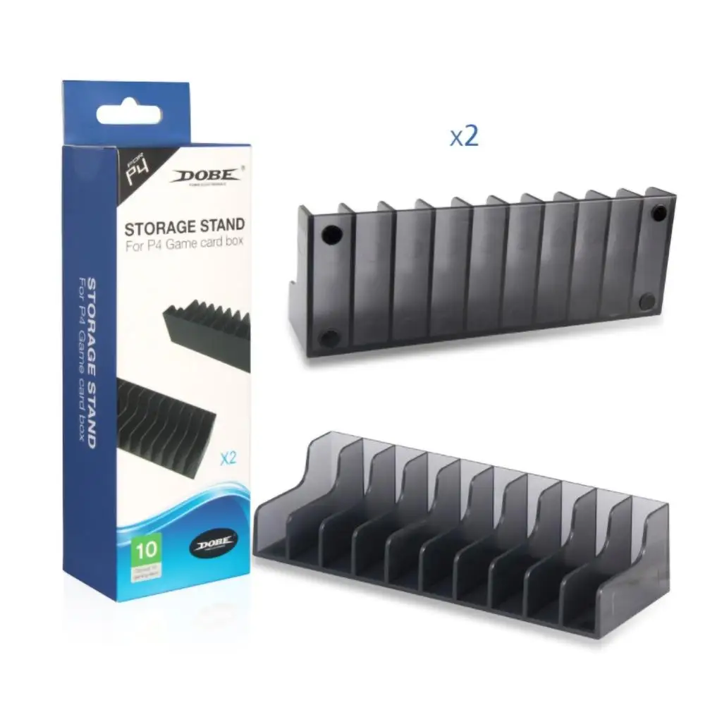 

2 PCS Desk Storage Stand CD Holder Game Card Disk Rack For PS4/SLIM/PRO Organization Accessories