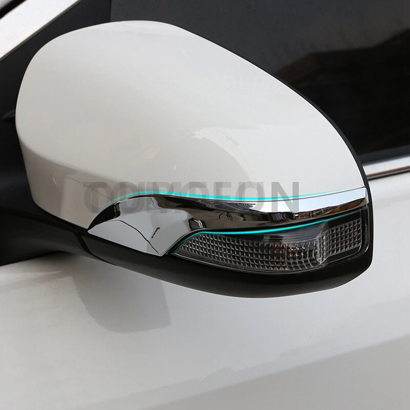 OUBOLUN для Toyota Аква автомобиля Зеркало заднего вида прокладка крышки отделкой Кепки декоративный Молдинг Накладка ABS хром