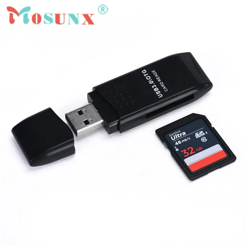 Ecosin2 Mosunx MINI 5 Гбит/с супер скорость USB 3,0 Micro SD/SDXC TF кардридер адаптер 17Mar08