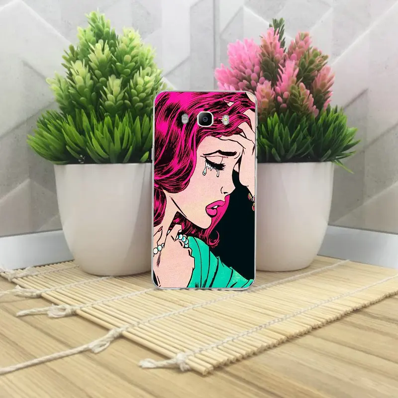 Cry Control Halsey Pop Art чехол для Samsung Galaxy A3 A5 A7 J2 J3 J4 J5 J6 J7 J8 2016 2017 2018 мягкий TPU силиконовый