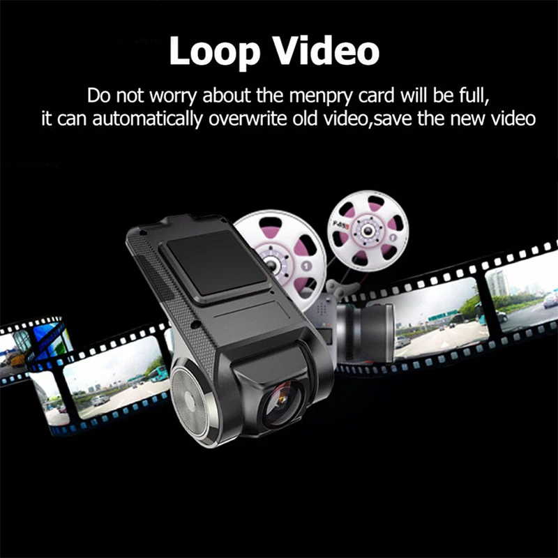 Новейшая HD 1080P 720P Автомобильная DVR камера видеорегистратор FHD видео регистратор