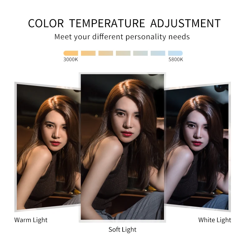 Светодиодный кольцевой светильник с регулируемой яркостью для фотосъемки Youtube Video Live 3500-5500k светильник для фотостудии с держателем для телефона и usb-штативом