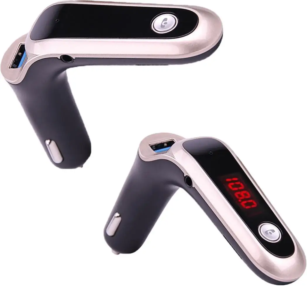 Автомобильный Mp3 Bluetooth музыкальный плеер громкой связи FM 1 все устройства с поддержкой Bluetooth передатчик приемник MP3