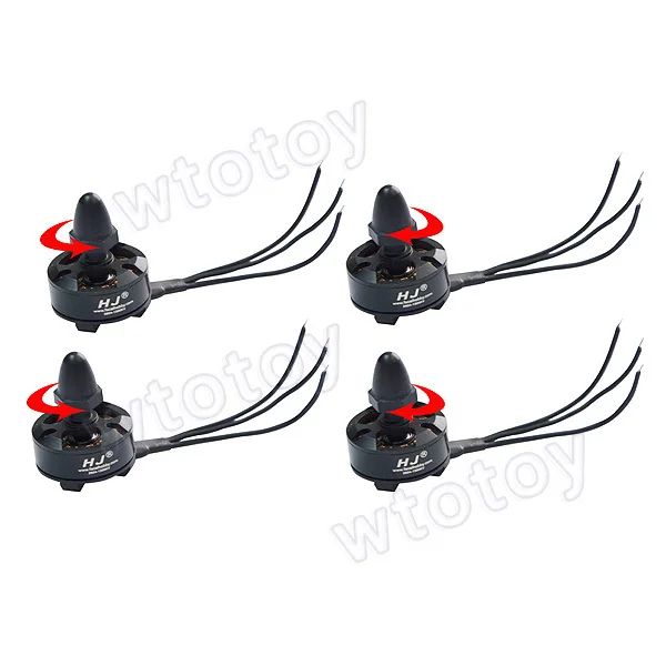 

2 clockwise rotation and 2 anticlockwise rotation HJ2804 1300KV Brushless Motor for RC Helicopter/RC Aircraft