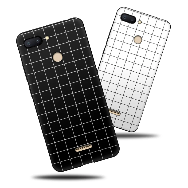 Чехол EiiMoo для Xiaomi Redmi 6 чехол 6A силиконовый на заднюю панель телефона Xaomi мягкий из