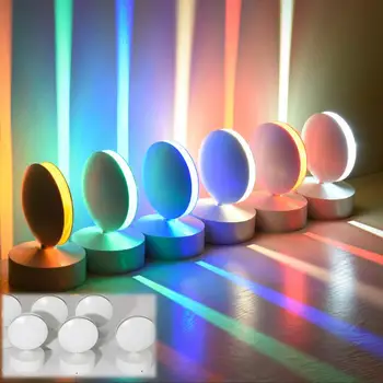 

LED Window Wall Lamp 360 Degree Annular Contour Lamp LED Corridor Lights Building Contour Line Lights Outdoor round Porch Lights