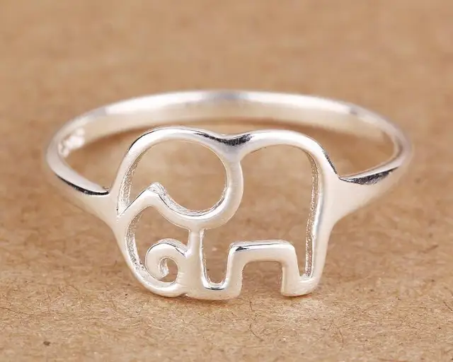 yiustar New Fashion Vintage Ring Animal ring Elephant Ring Set Size 7 Personalit yiustar New Fashion Vintage Ring Animal ring Elephant Ring Set Size 7 Personalit