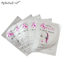 50 пар/лот одноразовые подушечки для глаз бумажные патчи для ресниц гидрогелевые патчи для наращивания ресниц макияж ресницы Инструменты