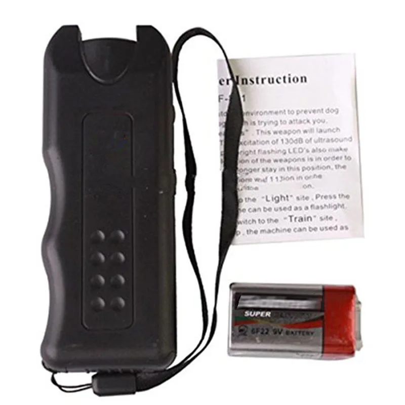 Self Defense Supplies Portable Ultrasonic Dog Chaser Stops Animal Attacks Personal Defense Dog Ultrasonic Drive Training guide (5)