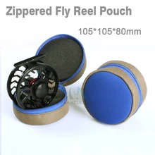 105*105*80 мм чехол для катушки для ловли нахлыстом на молнии рыболовные принадлежности Рыболовная Сумка для хранения рыболовные снасти