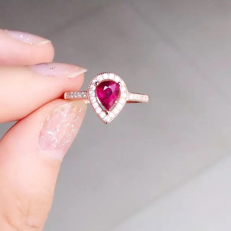 

2017 Anillos Qi Xuan_Fashion Jewelry_Tourmaline Elegant Woman Rings_Solid Sliver Fashion Rings_Manufacturer Directly Sales