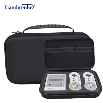 

Game Case Bag for Nintend Switch SNES SFC Classic Mini for 2 Controllers Charger HDMI Cable Cover for Nintendo Switch Hard Pouch