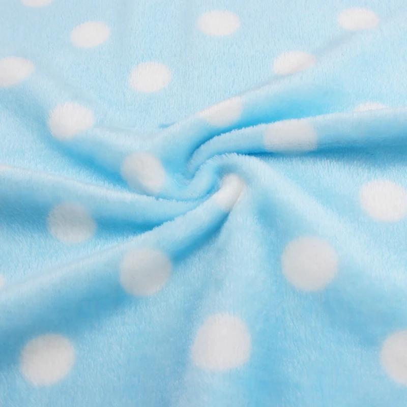 Красочное флисовое фланелевое одеяло с рисунком, мягкое одеяло, сделай сам для шитья, теплая одежда, пижама, ткань ручной работы с принтом, домашняя одежда, 160*50 см - Цвет: Blue 03