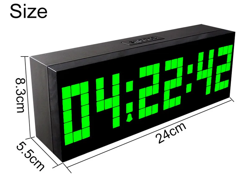 Часы с будильником, настольные часы с цифровым ЖК-дисплеем, термометр, цифровые часы с таймером, Despertador Masa Saati Relogio De Mesa