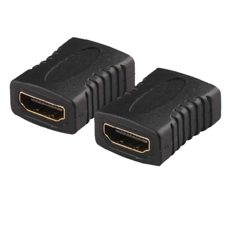 

2pcs hdmi Female to Female F/F Coupler Extender Adapter Connector for HDTV 1080P good sale 2019 hot selling new