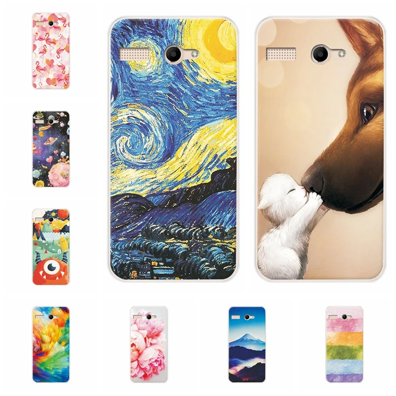 

Back Cover Soft Fundas For Micromax Bolt Q346 Scenery Phone Case For Micromax Canvas Q346 Capa Soft TPU Silicone Cover Shell