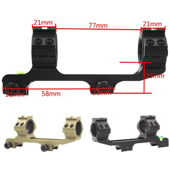 

Scope mounts 1 Inch /30mm Ring Optical Picatinny Weaver Rail with Bubble Level Extra Light Anti Cant Scope Mount