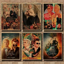 Хороший приметы фильм плакат, наклейка на стену, крафт-бумага плакат, Ретро плакат, стикер, фильм обои, Винтаж стикер стены 42*30 см